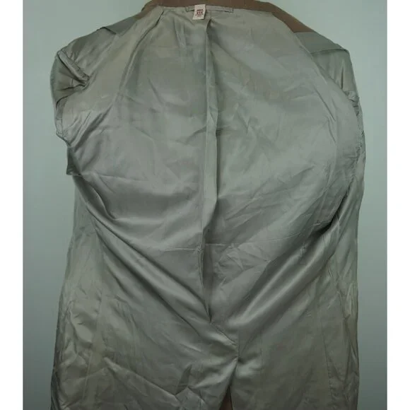 Hickey Freeman Boardroom Diamond Head Brown Hopsack Sport Coat VTG 42L NEW W TAG